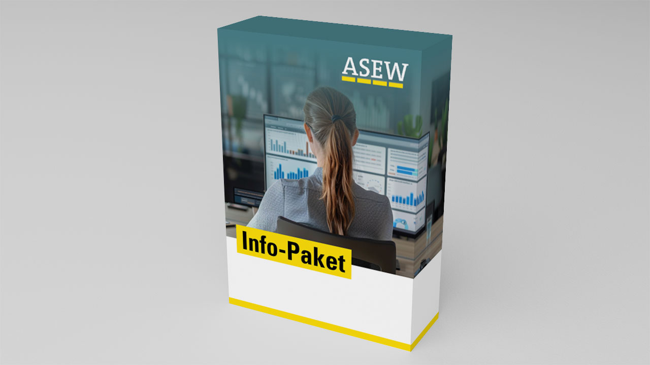 Frau sitzt an ihrem Arbeitsplatz