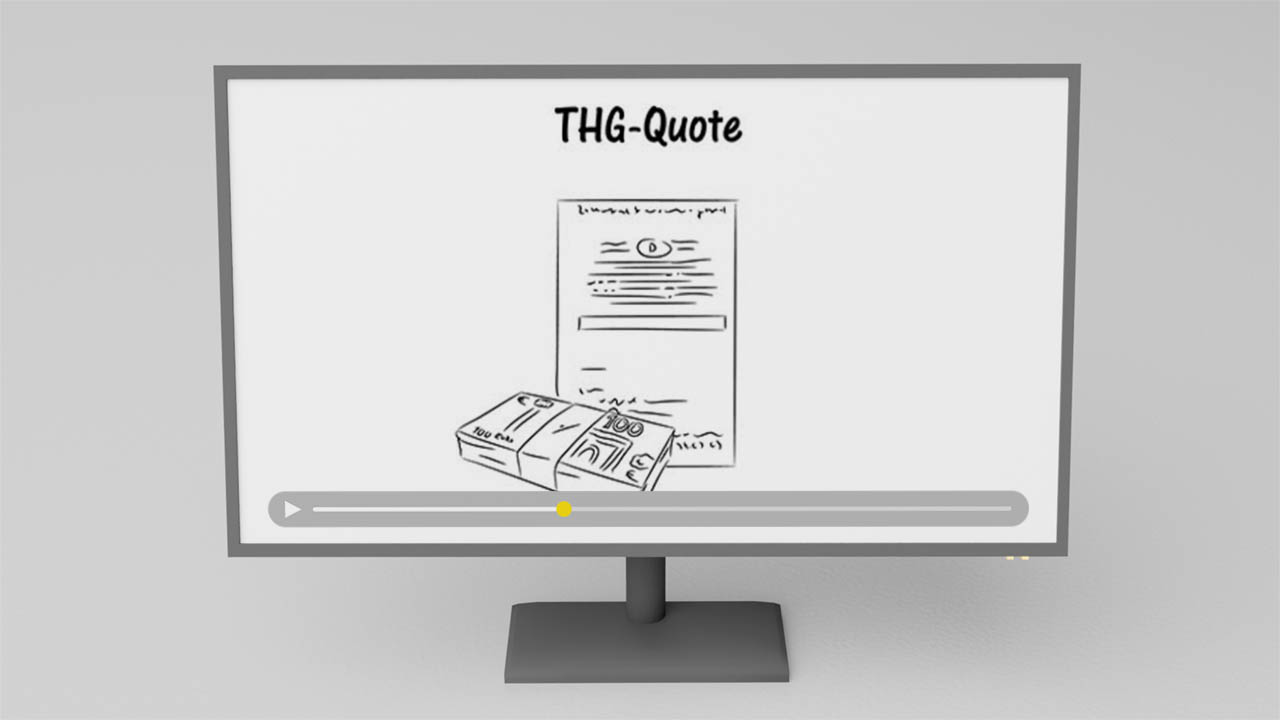 Bildschirm zeigt Erklärvideo zur THG-Quote