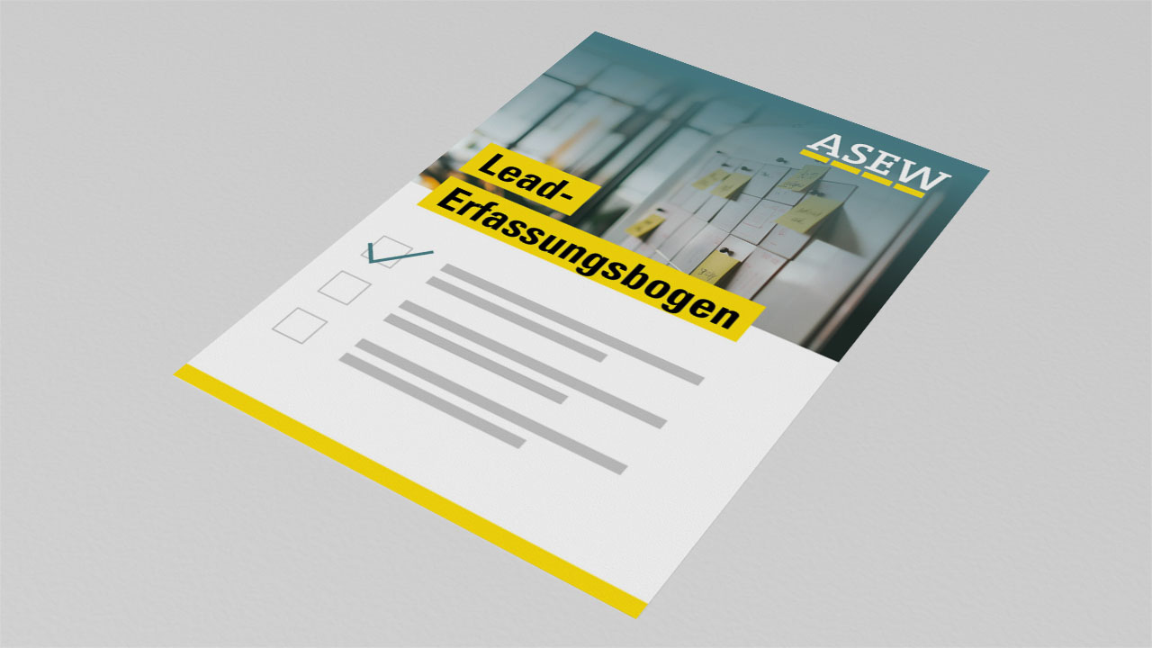 Ein Blatt Papier mit Checkliste