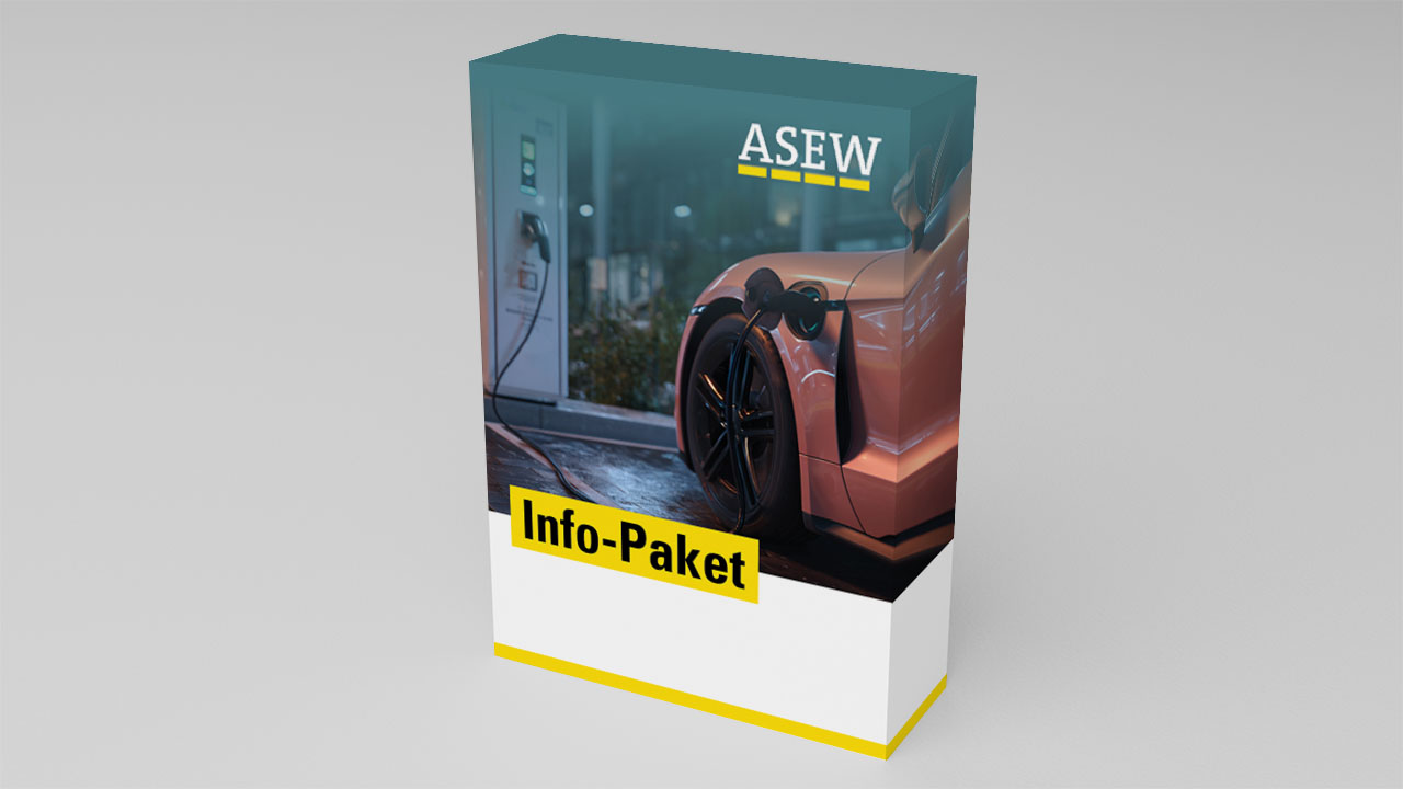 Ladestation mit Fahrzeug